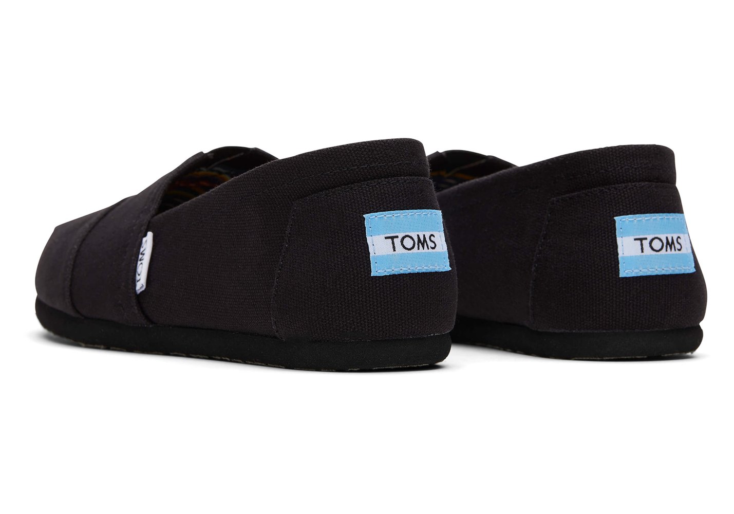 Toms Espadryle Damskie Czarne - Alpargata Płócienne - 03QIJYSLC